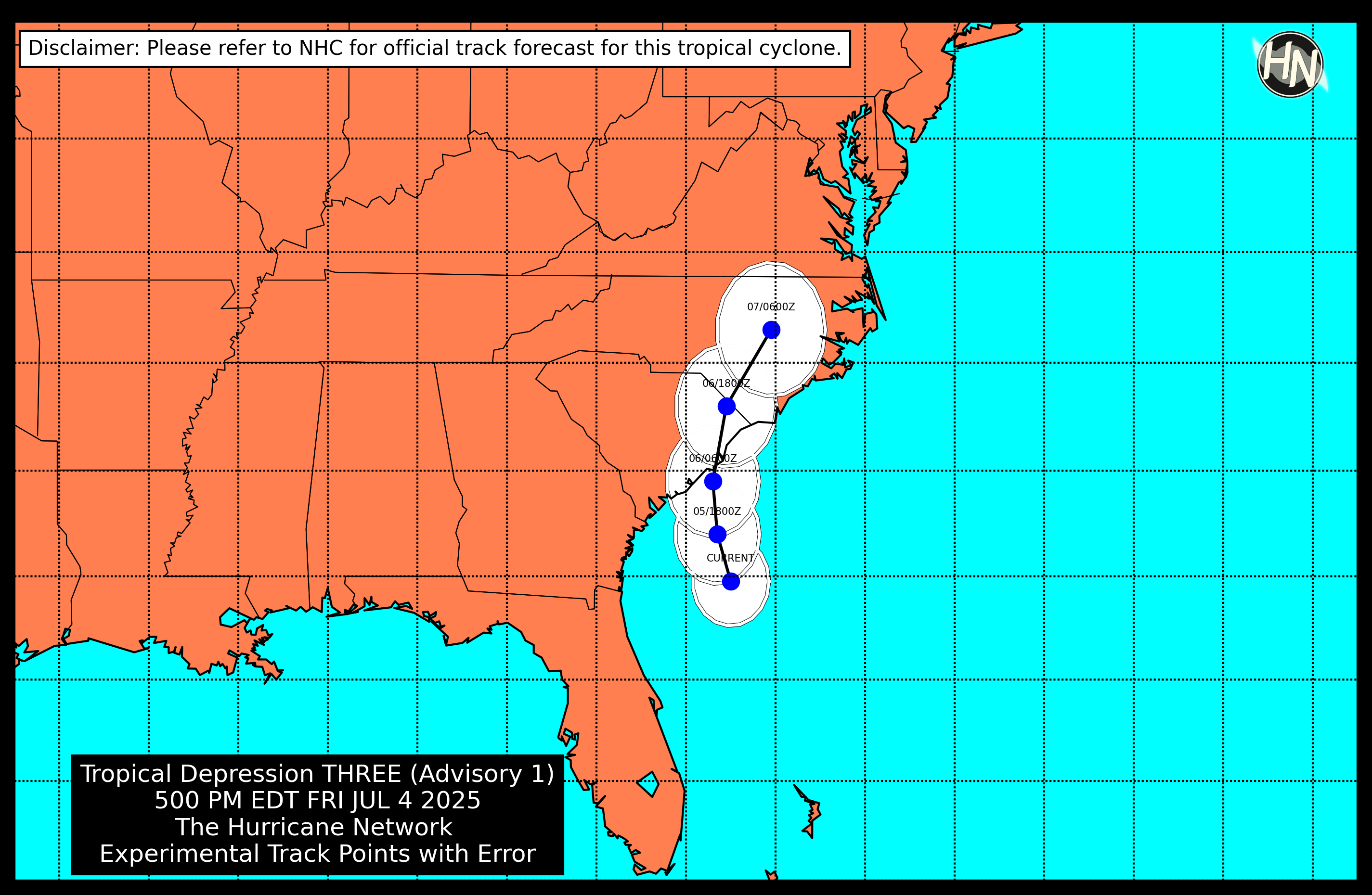THN Track Forecast